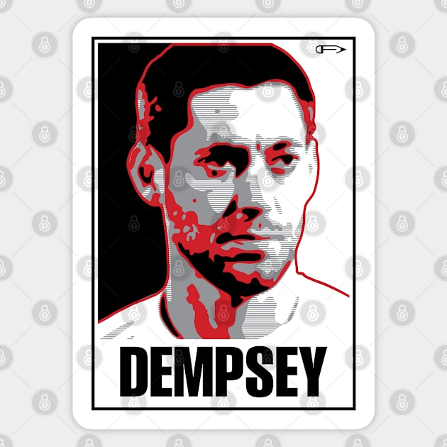 Dempsey Sticker by DAFTFISH